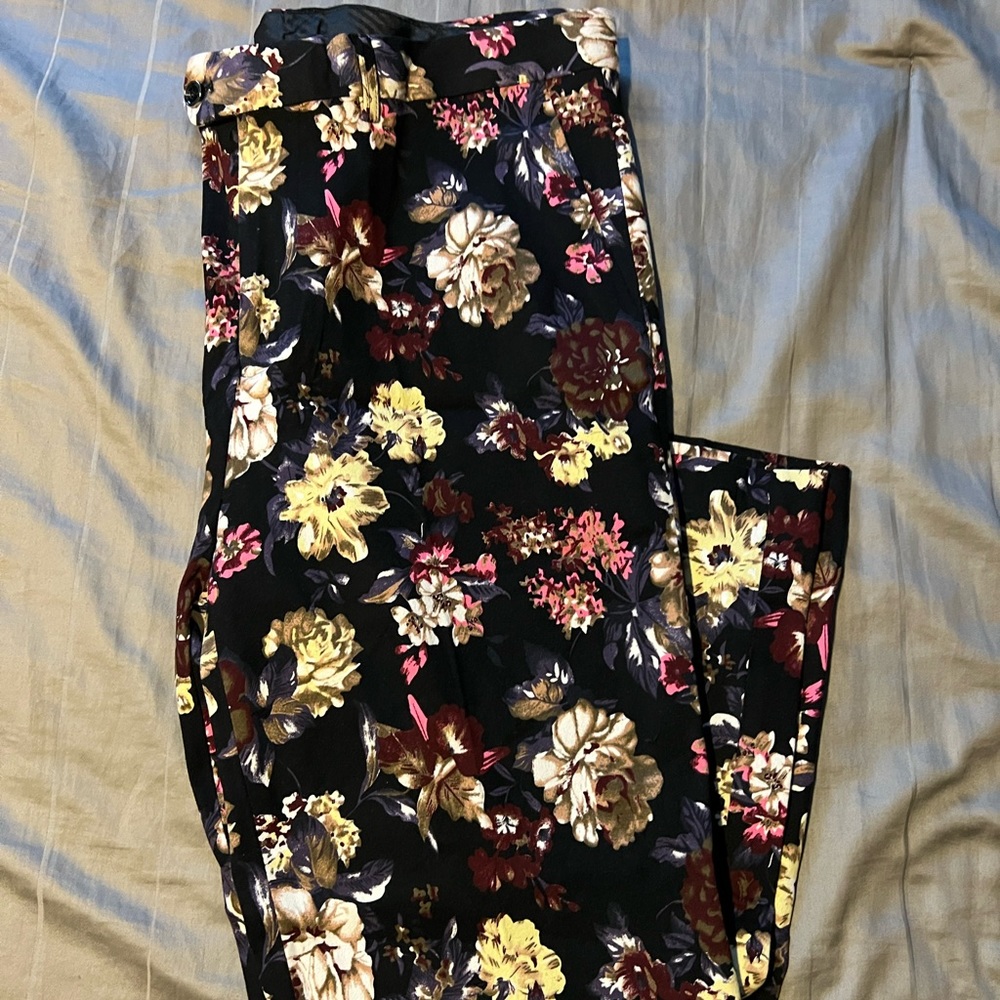 Floral Mens dress pants